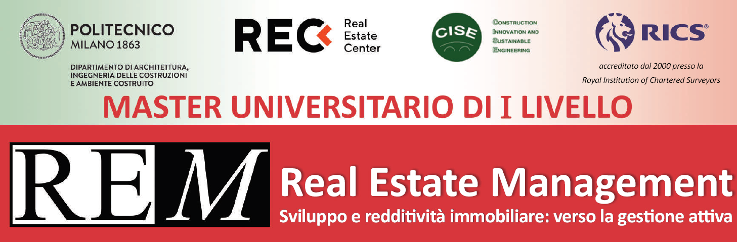 Master REM Real Estate Management - Le aziende incontrano gli Studenti