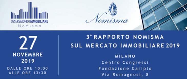 Presentazione 3° Rapporto Nomisma sul mercato immobiliare