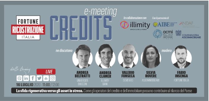 La sfida rigenerativa verso gli asset in stress. Come gli operatori del credito e dell'immobiliare possono contribuire al rilancio del Paese