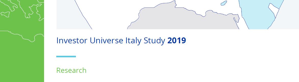 INREV. Investor Universe Italy Study 2019