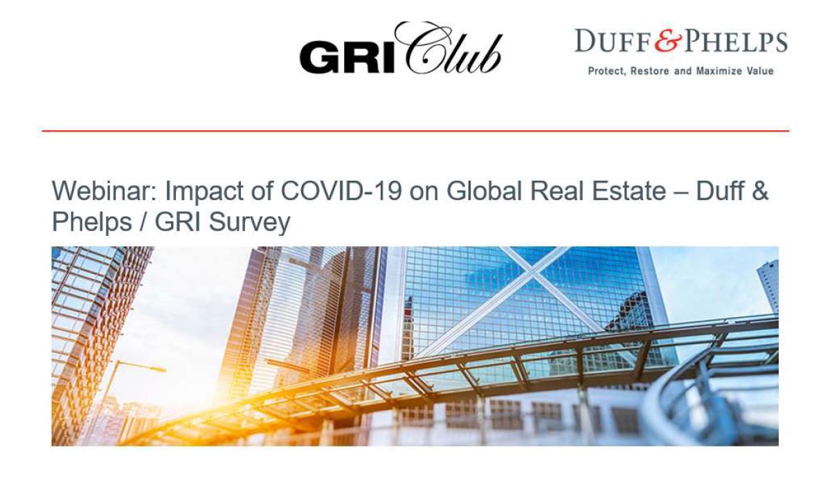 Duff & Phelps - GRI. Impact of COVID-19 on Global Real Estate Survey