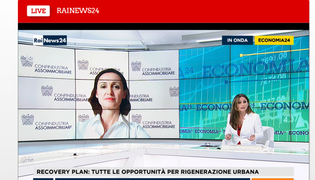 Rivedi l'intervista sulla rigenerazione urbana della Presidente Rovere a RaiNews24