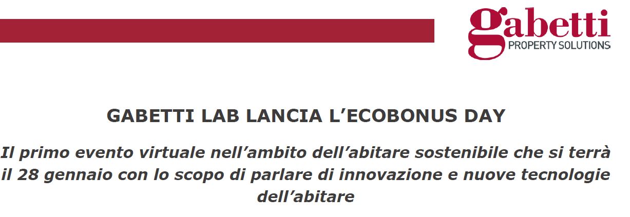 Gabetti. Ecobonus day