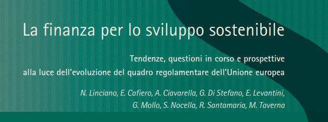 Consob. La finanza per lo sviluppo sostenibile