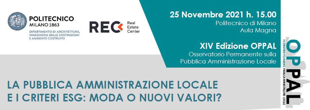 POLIMI. Presentazione risultati OPPAL 2021