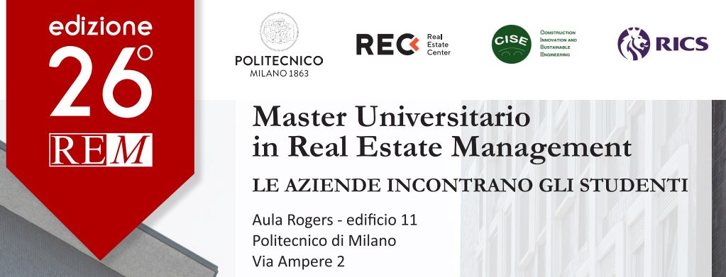 XXVI edizione Master REM