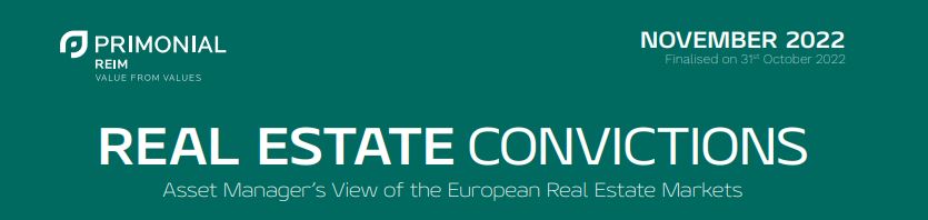 Primonial. Real Estate convictions. Asset manager's view of the European Real Estate Markets