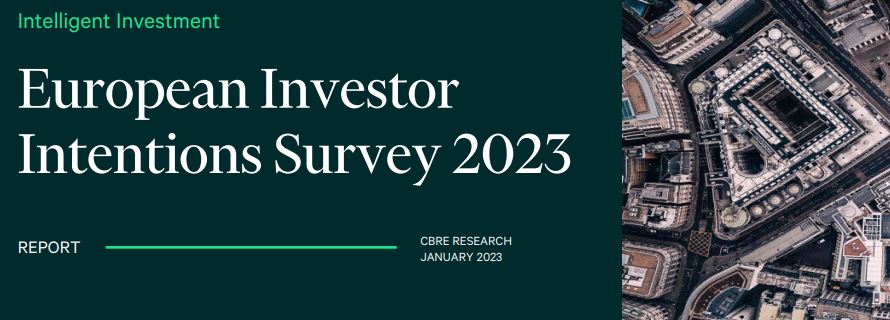 CBRE. European Investor  Intentions Survey 2023