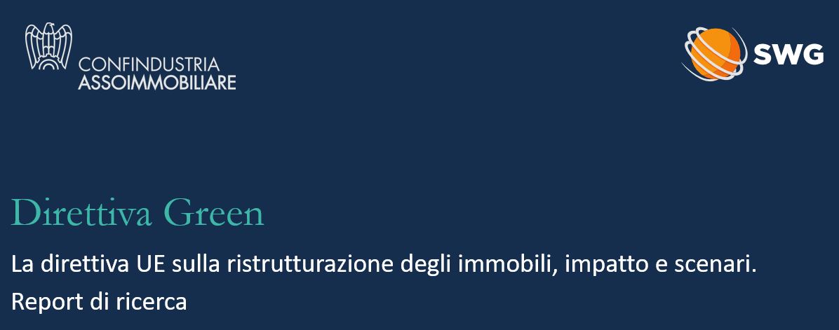 Indagine Assoimmobiliare SWG su Direttiva UE Efficienza energetica immobili