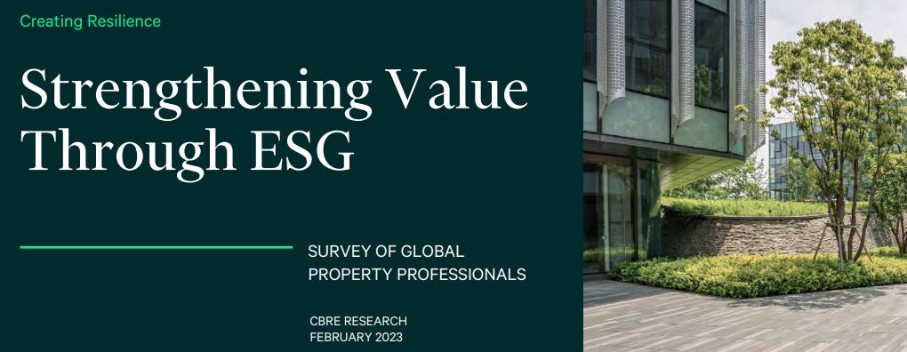 CBRE. Global ESG & Real Estate Survey