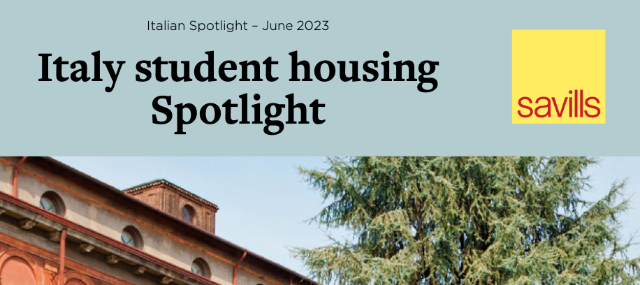 Savills. Lo student housing in Italia