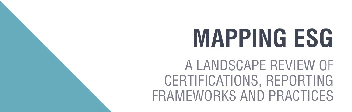 Mapping ESG. Urban Land Institute