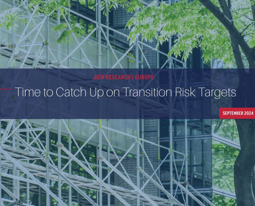AEW. Report sull'impatto climatico e i costi della transizione nel mercato del real estate europeo