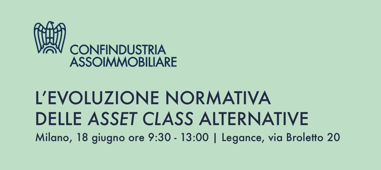 Atti del convegno "L'evoluzione normativa delle asset class alternative"