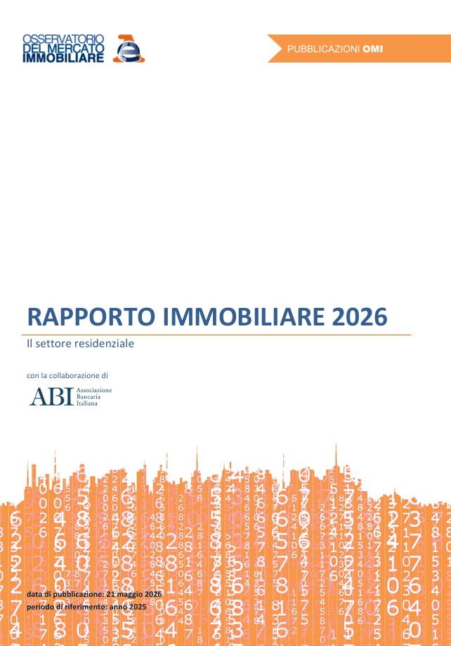 Agenzia delle Entrate, ABI. L’andamento del mercato residenziale italiano